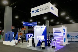 Miami Dade College trade show display rentals in Miami