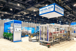 Trade Show Booth Fort Lauderdale for Heisler showcasing industrial equipment.