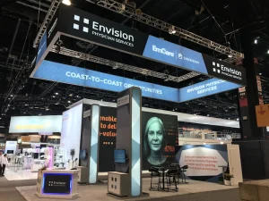Trade show booth design company in Miami for Envision Physician Services