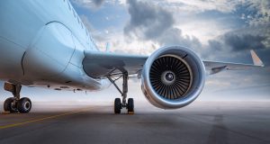 A modern business jet parked on an airfield, highlighting the sleek fuselage, landing gear, and large jet engine turbine ahead of NBAA-BACE 2026